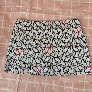 NWOT Lilly Pulitzer Anchor Skirt